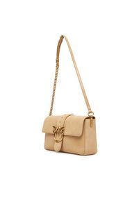 Pinko - PINKO Torebka Love One Classic Slouchy Fl PE 25 PLTT 104524 A2CC Beżowy. Kolor: beżowy. Materiał: skórzane, zamszowe #3