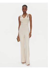 Rinascimento Kombinezon CFC0019842002 Beżowy Regular Fit. Kolor: beżowy. Materiał: syntetyk #5