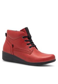 Go Soft Trzewiki WI16-JANE ZULA-03 Czerwony. Kolor: czerwony. Materiał: skóra #4