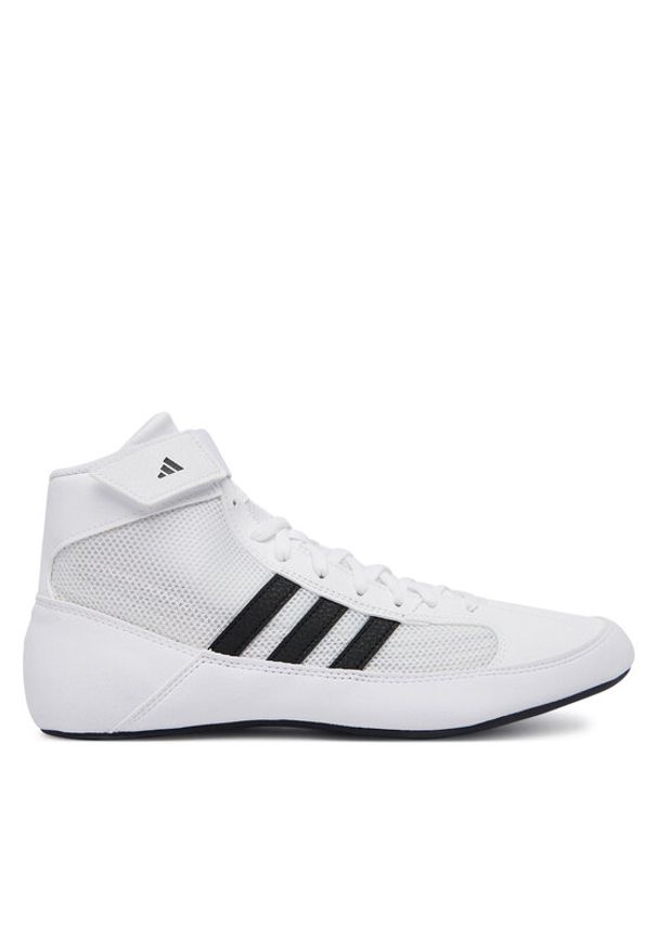 Adidas - adidas Buty bokserskie HVC JP6120 Biały. Kolor: biały. Materiał: materiał