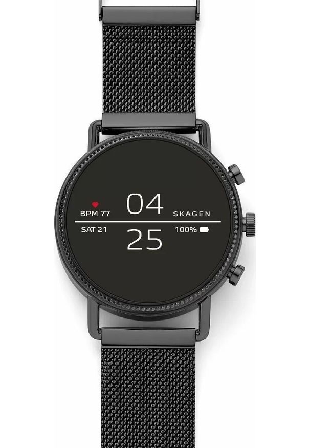 Smartwatch Skagen Falster 2 Czarny (S7210439). Rodzaj zegarka: smartwatch. Kolor: czarny