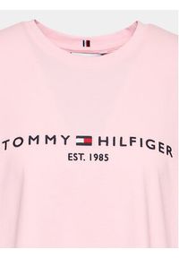 Tommy Hilfiger Curve T-Shirt WW0WW29738 Różowy Regular Fit. Kolor: różowy. Materiał: bawełna #3