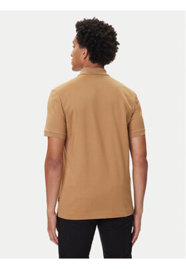 BOSS Polo H-Paras 65 50543880 Beżowy Regular Fit. Typ kołnierza: polo. Kolor: beżowy. Materiał: bawełna