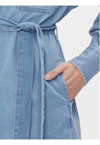 Tommy Jeans Sukienka jeansowa DW0DW17421 Niebieski Regular Fit. Kolor: niebieski. Materiał: bawełna #4