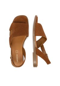 Lasocki Sandały CEO-EST-HELENA-20 Brązowy. Kolor: brązowy. Materiał: skóra, zamsz #3