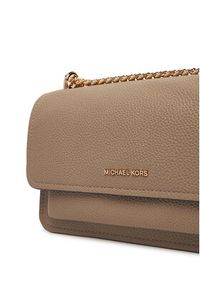 MICHAEL Michael Kors Torebka Claire 30T4GC7L3T Beżowy. Kolor: beżowy. Materiał: skórzane #6