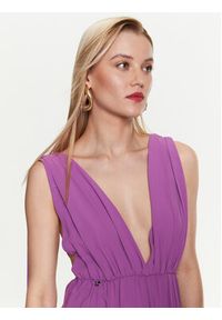 Kontatto Sukienka koktajlowa YM509 Fioletowy Regular Fit. Kolor: fioletowy. Materiał: syntetyk. Styl: wizytowy #7