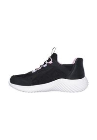 skechers - Buty młodzieżowe dziecięce sportowe Skechers Bounder Slip-ins. Okazja: na spacer, na uczelnię, na co dzień. Kolor: czarny. Model: Skechers Sport. Sport: turystyka piesza