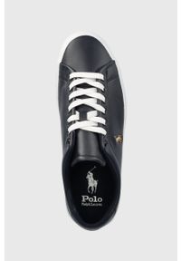Polo Ralph Lauren sneakersy LONGWOOD kolor granatowy. Nosek buta: okrągły. Zapięcie: sznurówki. Kolor: niebieski. Materiał: guma