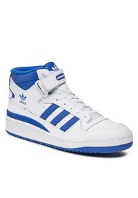 Adidas - adidas Sneakersy Forum Mid FZ2085 Biały. Kolor: biały. Materiał: skóra #4