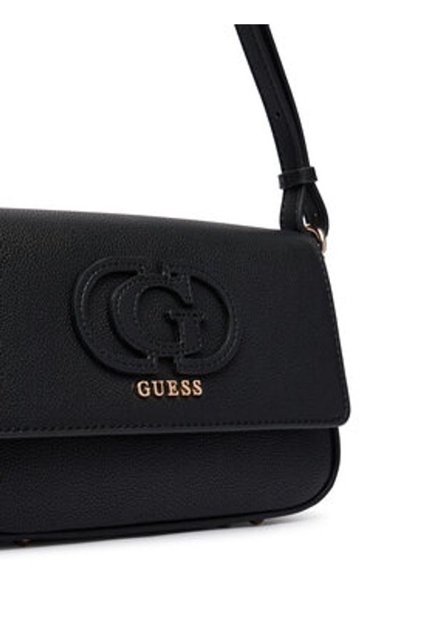 Guess Torebka Isola HWBG99 05210 Czarny. Kolor: czarny. Materiał: skórzane