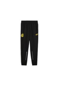 Puma - Spodnie dresowe Archive Domicile Borussia Dortmund 2024/25. Kolor: czarny. Materiał: dresówka. Sport: piłka nożna