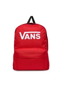 Vans Plecak VN000H50IZQ1 Czerwony. Kolor: czerwony. Materiał: materiał #1