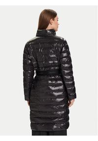 Calvin Klein Płaszcz zimowy LV044D543G Czarny Slim Fit. Kolor: czarny. Materiał: syntetyk. Sezon: zima #4