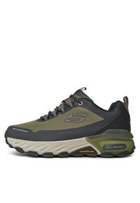 skechers - Skechers Sneakersy Max Protect Fast Track 237304/OLBK Zielony. Kolor: zielony. Materiał: materiał #4