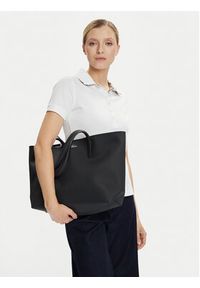 Lacoste Torebka Anna NF2142AA Granatowy. Kolor: niebieski. Materiał: skórzane