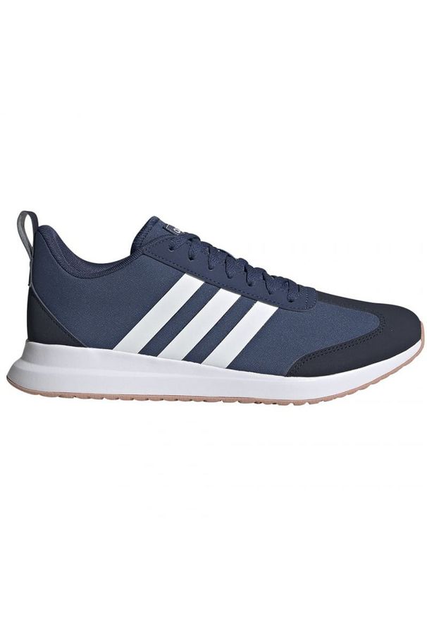 Adidas - Buty biegowe adidas Run60S W EG8700 niebieskie. Zapięcie: sznurówki. Kolor: niebieski. Materiał: nylon, zamsz, syntetyk, guma. Szerokość cholewki: normalna. Sport: bieganie