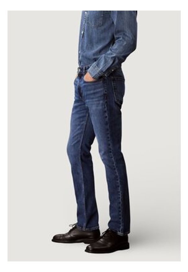Calvin Klein Jeans Jeansy Slim Hampton Jean LV04RB735G Niebieski Slim Fit. Kolor: niebieski