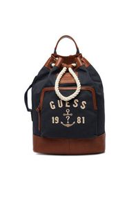 Guess Plecak HMOSCM P6204 Granatowy. Kolor: niebieski. Materiał: materiał #6