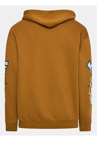 HUF Bluza PF00571 Brązowy Regular Fit. Kolor: brązowy. Materiał: bawełna #2