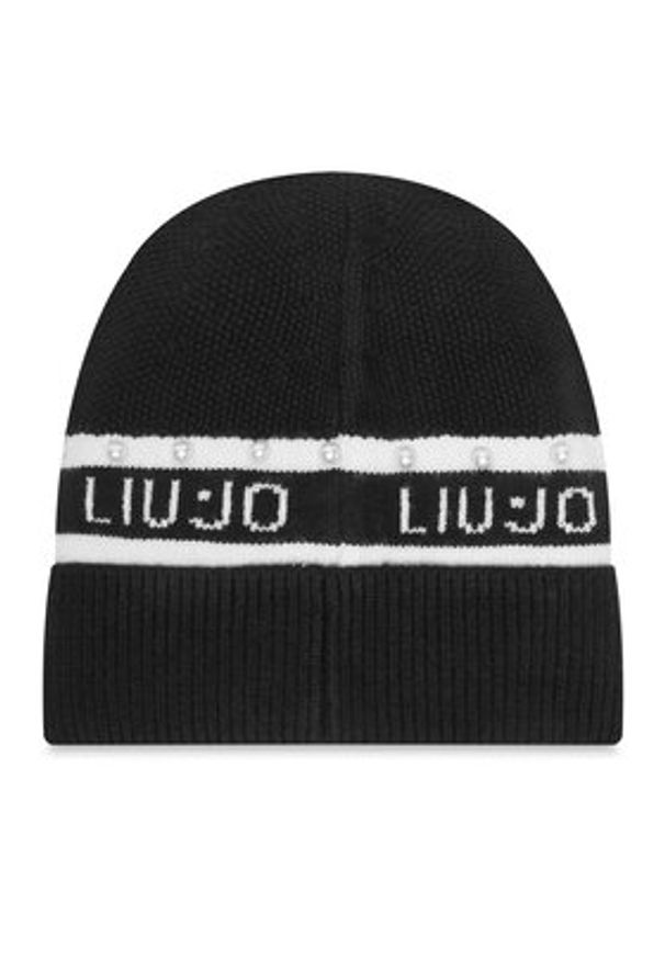 Liu Jo Czapka TF5239 MA92F Czarny. Kolor: czarny. Materiał: wiskoza
