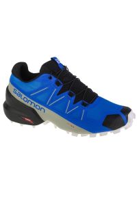 salomon - Buty do biegania Salomon Speedcross 5 416095 niebieskie. Zapięcie: sznurówki. Kolor: niebieski. Materiał: syntetyk, guma, tkanina, materiał. Szerokość cholewki: normalna. Model: Salomon Speedcross