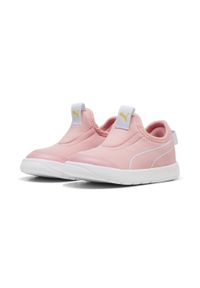 Puma - Sneakersy dla małych dzieci PUMA Courtflex v3 Slip On. Zapięcie: bez zapięcia. Kolor: niebieski, wielokolorowy, różowy