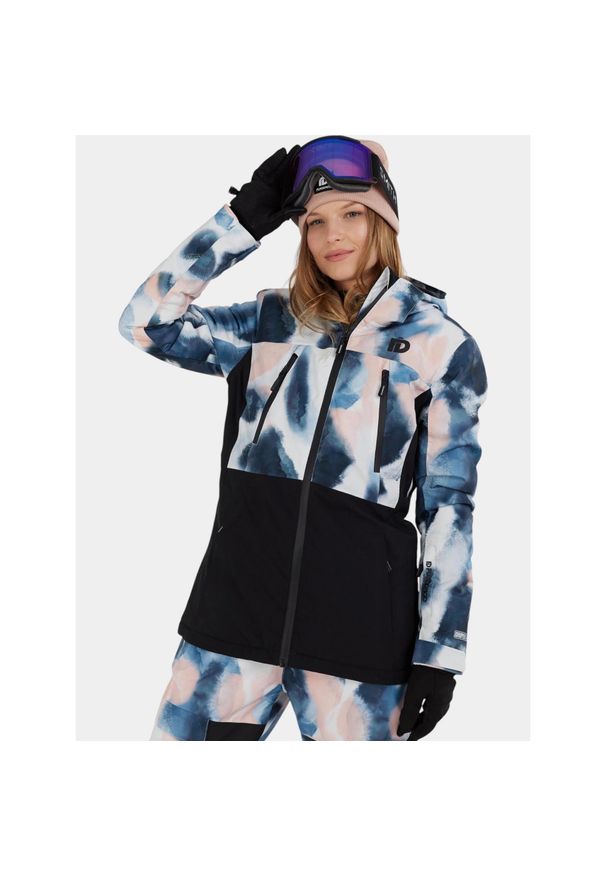 FUNDANGO - Kurtka Narciarska Damska Fundango Celine. Kolor: czarny, niebieski, różowy, wielokolorowy. Sezon: zima. Sport: narciarstwo