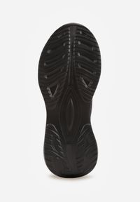 Born2be - Czarne Siateczkowe Buty Sportowe Sneakersy z Geometrycznymi Wstawkami Launret. Okazja: na co dzień, do pracy. Kolor: czarny. Materiał: jeans. Wzór: geometria. Sport: fitness #6