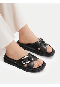 Beverly Hills Polo Club Klapki EO-WI16-SERDINIA-05 Czarny. Kolor: czarny. Materiał: skóra #4