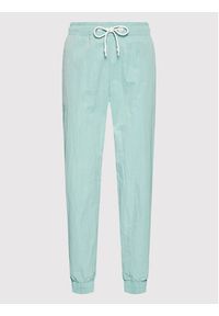 Simple Spodnie dresowe SPD010 Zielony Relaxed Fit. Kolor: zielony. Materiał: syntetyk #5