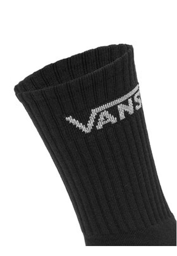 Vans Skarpety długie VN000QBV Czarny. Kolor: czarny. Materiał: bawełna