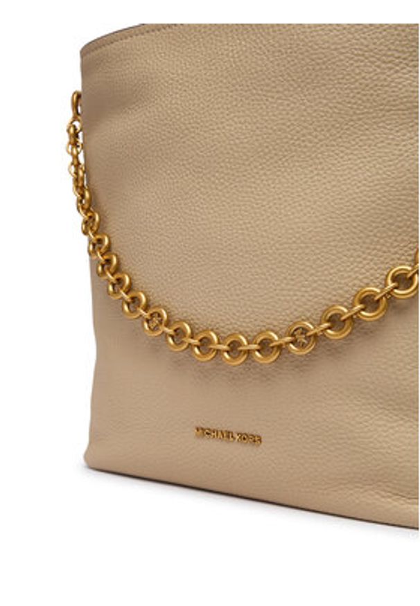 MICHAEL Michael Kors Torebka 30T6AUEM5L Beżowy. Kolor: beżowy. Materiał: skórzane