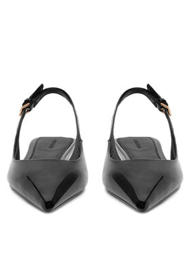 Gino Rossi - GINO ROSSI Baleriny VICI-V1895-105-2 Czarny. Kolor: czarny. Materiał: skóra, lakier