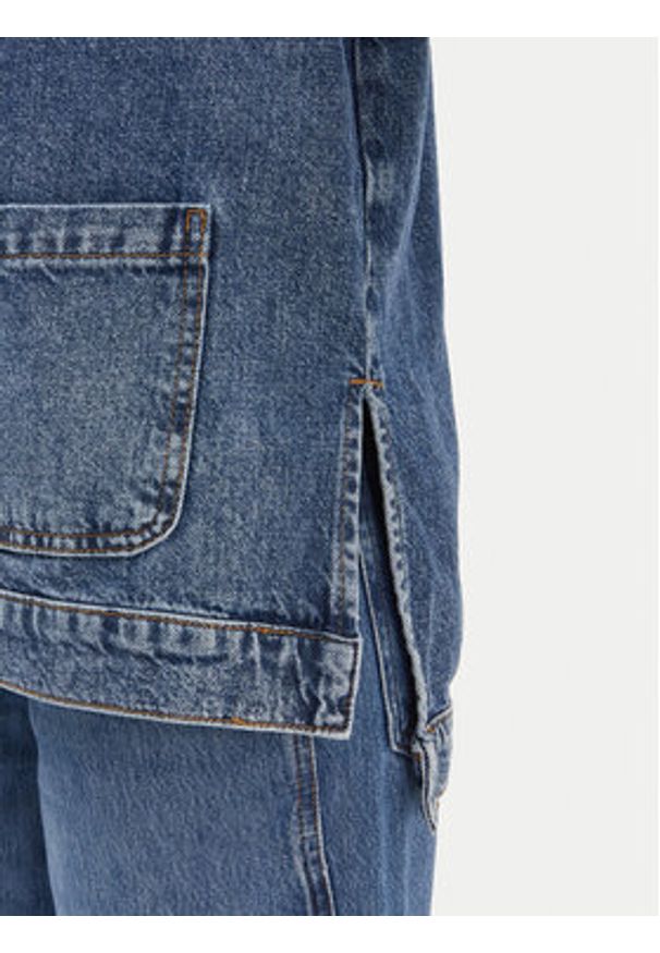 Liu Jo Kurtka jeansowa UA6125 D4854 Niebieski Regular Fit. Kolor: niebieski. Materiał: bawełna, jeans