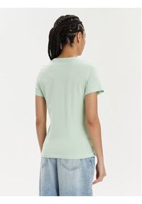 Guess T-Shirt Ss Rn Sequins Logo T W4GI31 I3Z14 Zielony Regular Fit. Kolor: zielony. Materiał: bawełna #3