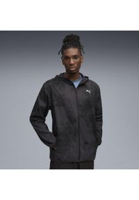 Puma - Męska kurtka TAD ESSENTIALS AOP PUMA Black Q3. Kolor: czarny. Sport: bieganie, fitness