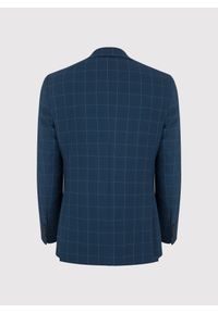 Pako Lorente - PAKO LORENTE – Męska marynarka garniturowa w kolorze granatowym w kratę. Kolor: niebieski. Materiał: poliester, elastan, wiskoza #4