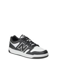 Buty do chodzenia męskie New Balance 480. Kolor: biały, wielokolorowy, czarny. Materiał: materiał, skóra. Szerokość cholewki: normalna. Sport: turystyka piesza