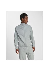 Kurtka z dresu Hummel Pulse. Kolor: szary. Materiał: dresówka. Sport: fitness #1