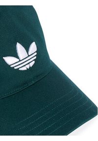Adidas - adidas Czapka z daszkiem adicolor Classic Trefoil JZ4929 Zielony. Kolor: zielony. Materiał: materiał, bawełna #4