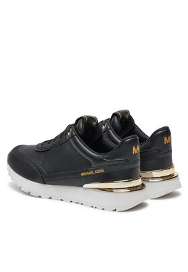 MICHAEL Michael Kors Sneakersy Nova 43T4NVFS1L Czarny. Kolor: czarny. Materiał: skóra