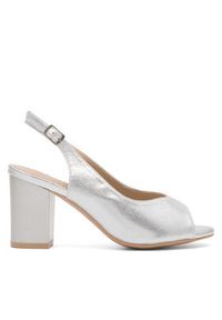 Clara Barson Sandały ACANNA KL-230801-02 Srebrny. Kolor: srebrny. Materiał: skóra #8