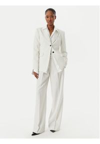 Hugo - HUGO Marynarka Asmalla 50561472 Biały Regular Fit. Kolor: biały. Materiał: syntetyk #5