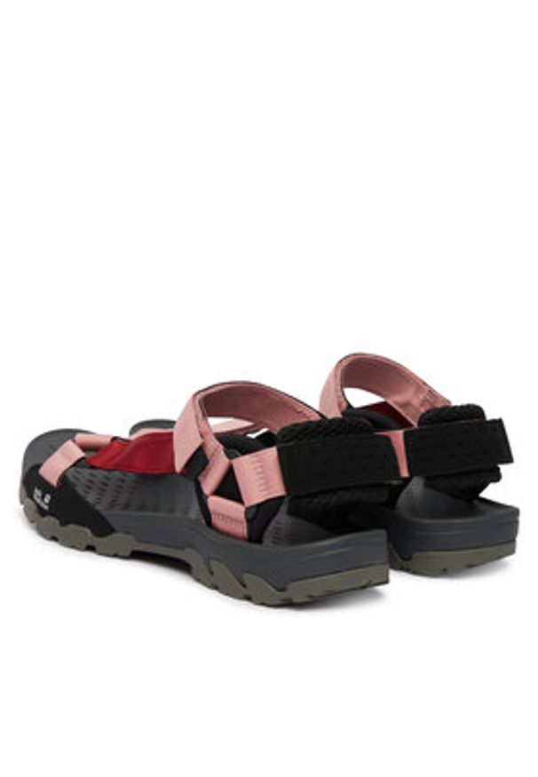 Jack Wolfskin Sandały Ridge A65590 Różowy. Kolor: różowy. Materiał: materiał