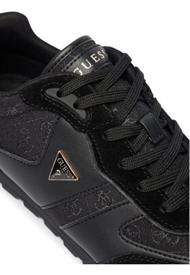 Guess Sneakersy FLTTYR SUE12 Czarny. Kolor: czarny. Materiał: materiał