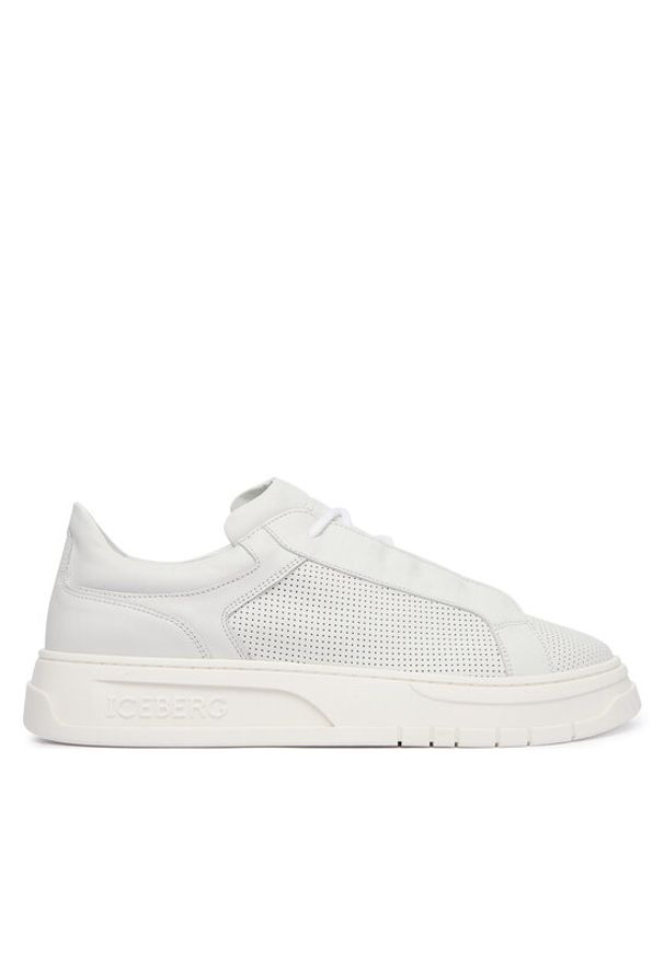 Iceberg Sneakersy IU185601 Biały. Kolor: biały. Materiał: skóra