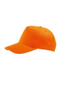 SOL'S - Buzz 5 Panel Baseball Cap. Kolor: żółty, pomarańczowy, wielokolorowy