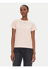 Pinko - PINKO T-Shirt 100373 A228 Różowy Regular Fit. Kolor: różowy