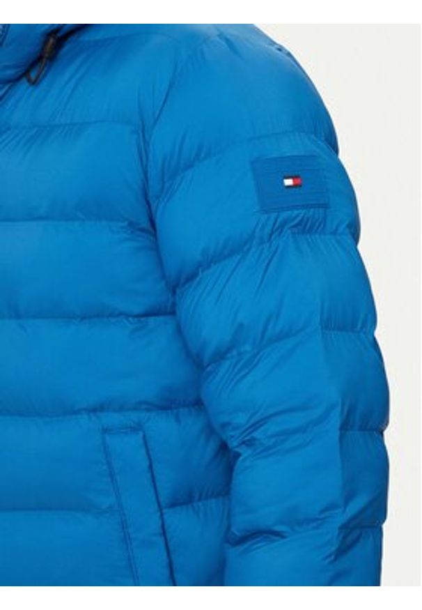 TOMMY HILFIGER - Tommy Hilfiger Kurtka zimowa MW0MW37257 Niebieski Regular Fit. Kolor: niebieski. Materiał: syntetyk. Sezon: zima